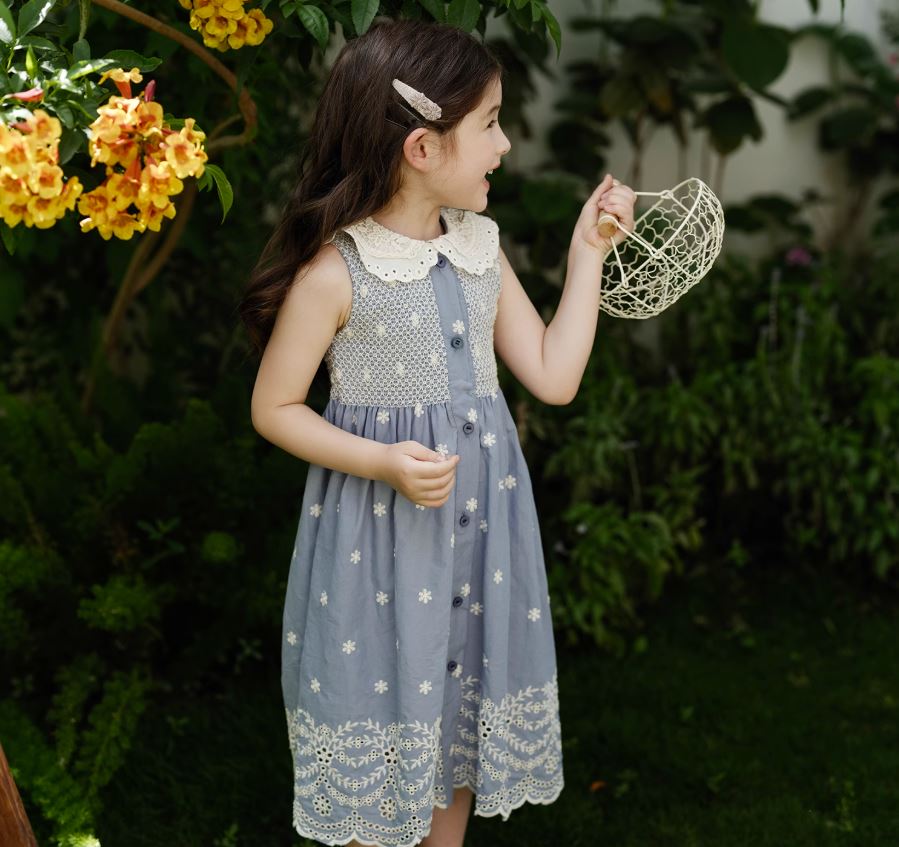 [Preorder] Double-Layer Collar Buttons Dress