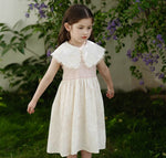 Load image into Gallery viewer, [Preorder] Lapel Collar Pink Florals Dress
