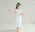 Load image into Gallery viewer, [Preorder] Drop Shoulder Eyelet Hem Dress
