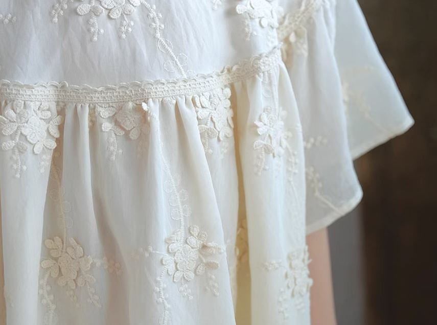 [Preorder] Hand Crochet Embroidery Dress