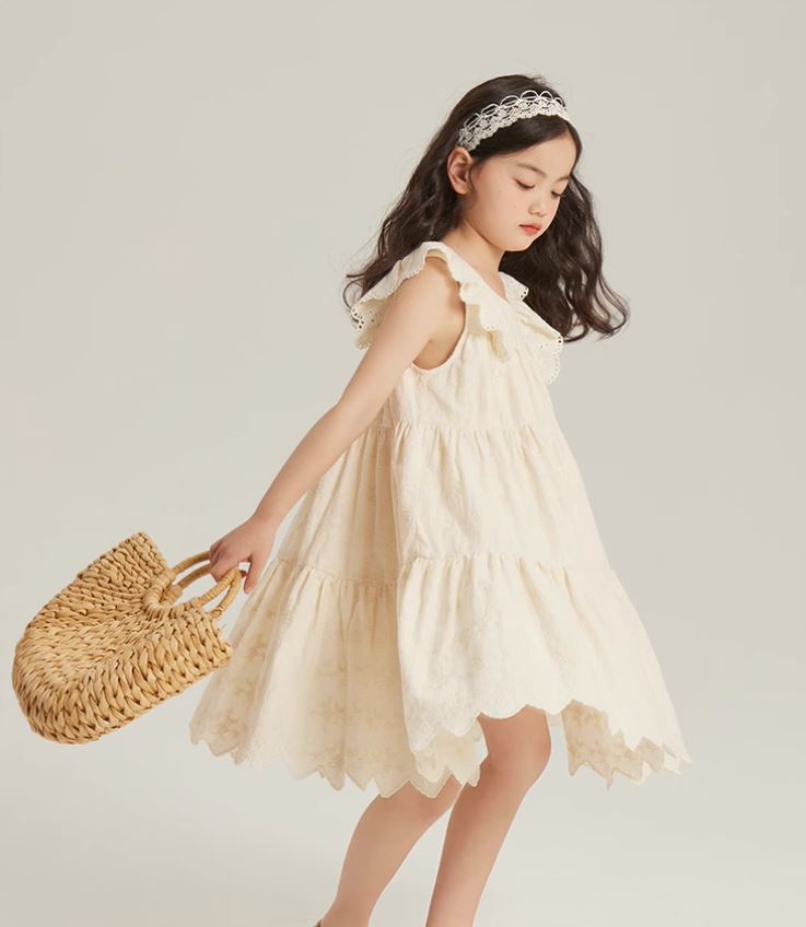 [Preorder] Wavy Hem Tiered Dress