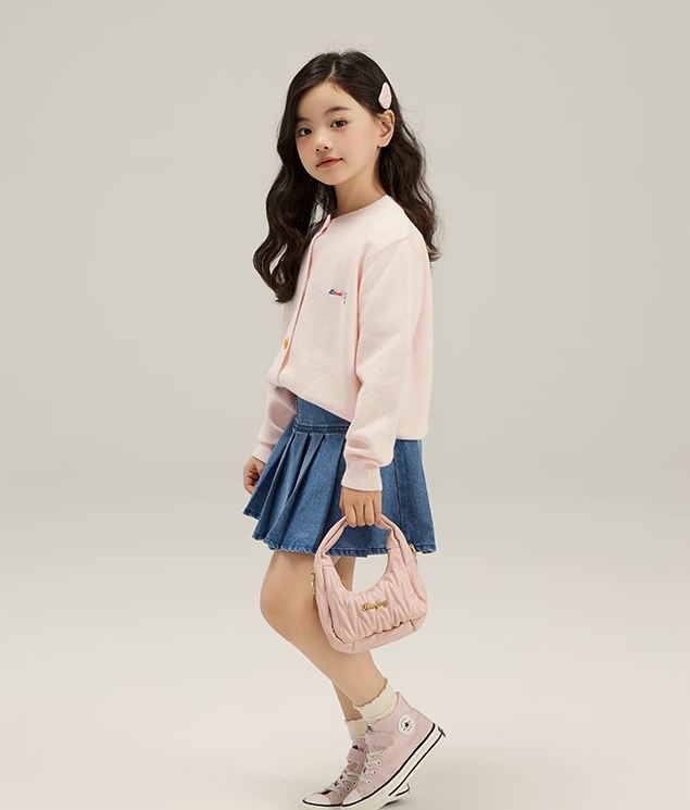 [Preorder] Pleated Denim Skirt