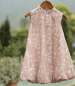 Load image into Gallery viewer, Bubble Hem Cheongsam Vest Dress
