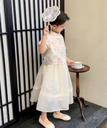 Load image into Gallery viewer, Embroidered Graceful Cheongsam Top &amp; Bottom Set
