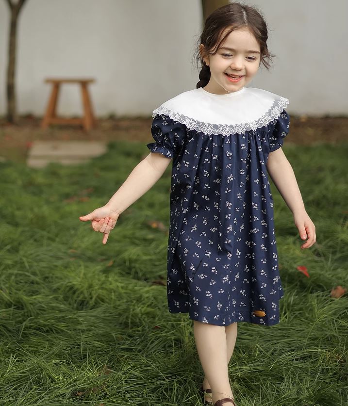 [Preorder] Detachable Collar Florette Dress