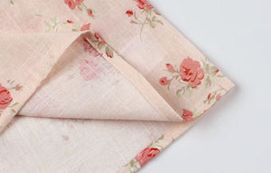 [Preorder] Pink Floral Shirred Dress