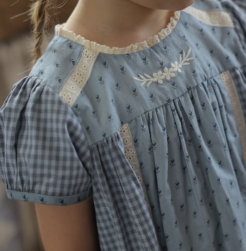 Hollow Webbing Spliced Dress