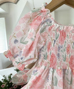 Load image into Gallery viewer, Provence Floral Shirred Dress
