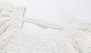 [Preorder] Eyelet Babydoll Top