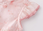Load image into Gallery viewer, BlushPetal Flutter Cheongsam Romper
