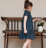 Load image into Gallery viewer, [Preorder] Retro Denim Doll Collar Dress
