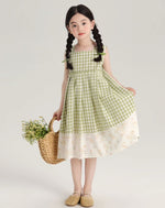 Load image into Gallery viewer, [Preorder] Gingham Square Neck Dress
