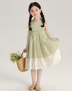 [Preorder] Gingham Square Neck Dress