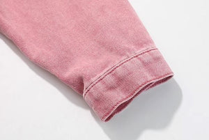 [Preorder] Washed Pink Denim Jacket