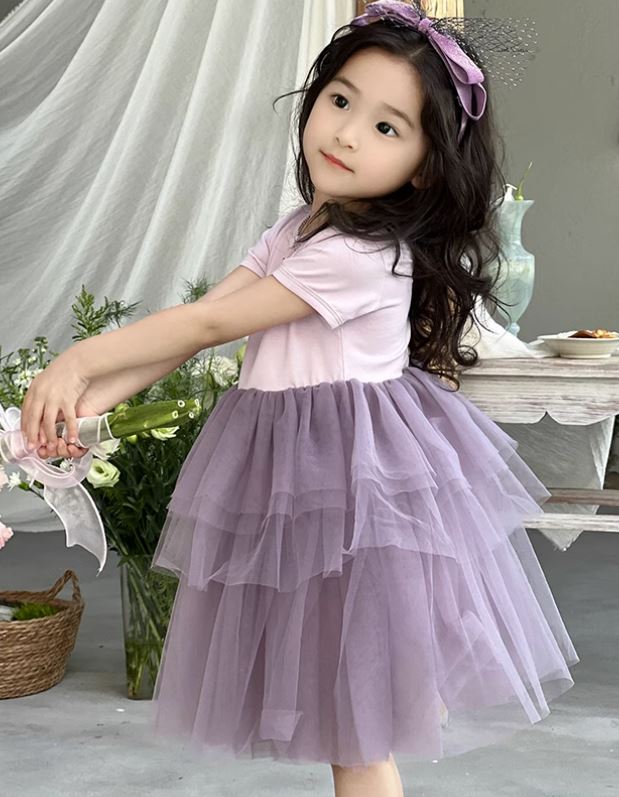 [Preorder] Tshirt Layered Tulle Dress