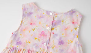 [Preorder] Printed Floral Vest Dress