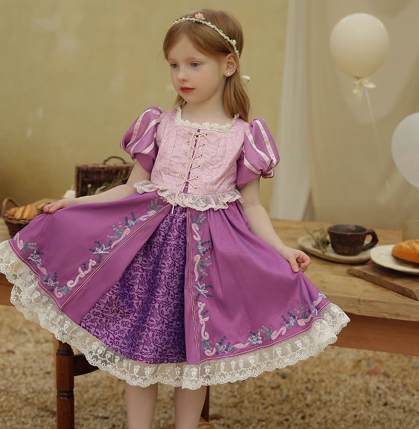 [Preorder] Rapunzel Lace Hem Princess Dress