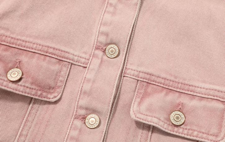 [Preorder] Sweet Round Neck Denim Jacket