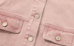 Load image into Gallery viewer, [Preorder] Sweet Round Neck Denim Jacket
