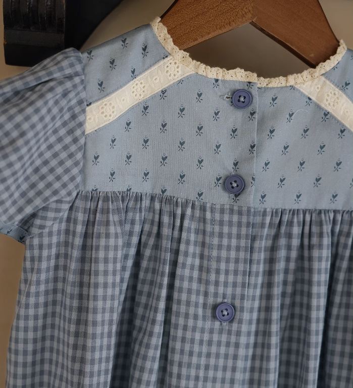 Hollow Webbing Spliced Dress