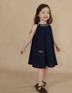 [Preorder] Collar Embroidery Dress