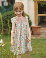 Load image into Gallery viewer, [Preorder] Floral Shirred Ruffle Sleeves Dress
