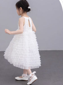 [Preorder] White Swan Layered Dress