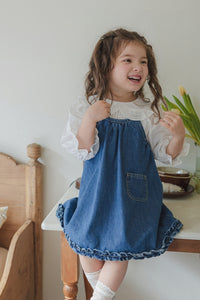 [Preorder] Muffin Denim Suspender Dress