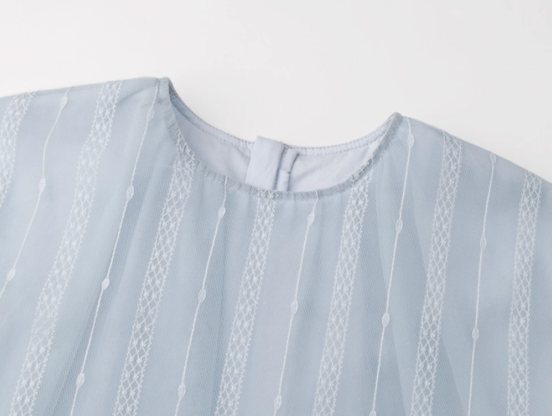 [Preorder] Trumpet Sleeve Lace Mesh Dress