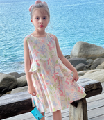 Load image into Gallery viewer, [Preorder] Printed Ribbons Vest Dress
