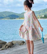 Load image into Gallery viewer, [Preorder] Printed Ribbons Vest Dress
