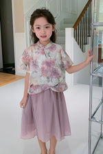 Load image into Gallery viewer, Harmonious Cheongsam Top &amp; Bottom Set
