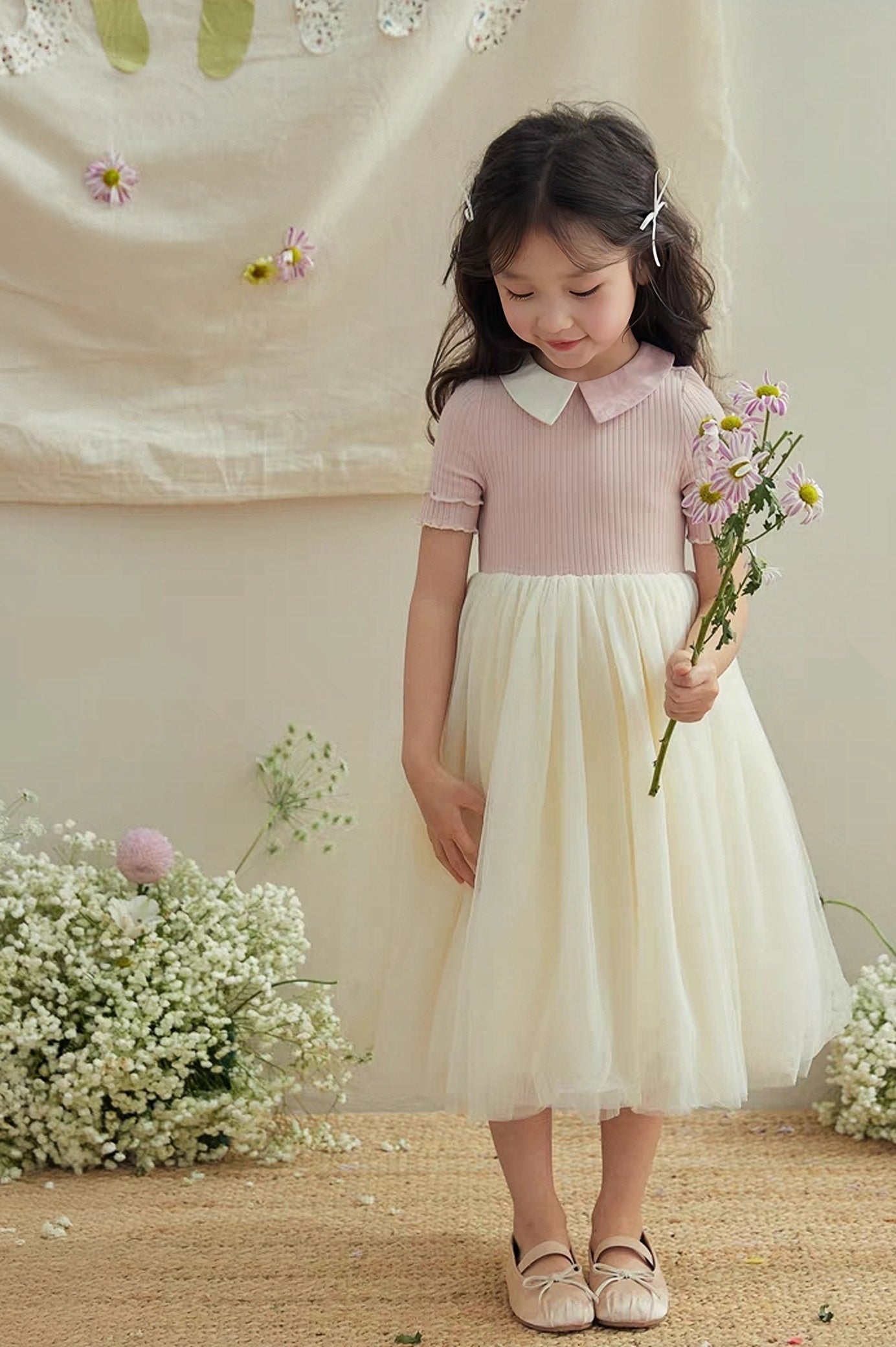 [Preorder] Doll Collar Tulle Dress