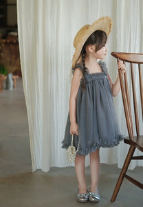 [Preorder] Straps Solid Tulle Dress