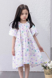 [Preorder] Puff Sleeves Flared Dress