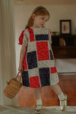 Load image into Gallery viewer, [Preorder] Colorblock Cherry Dress
