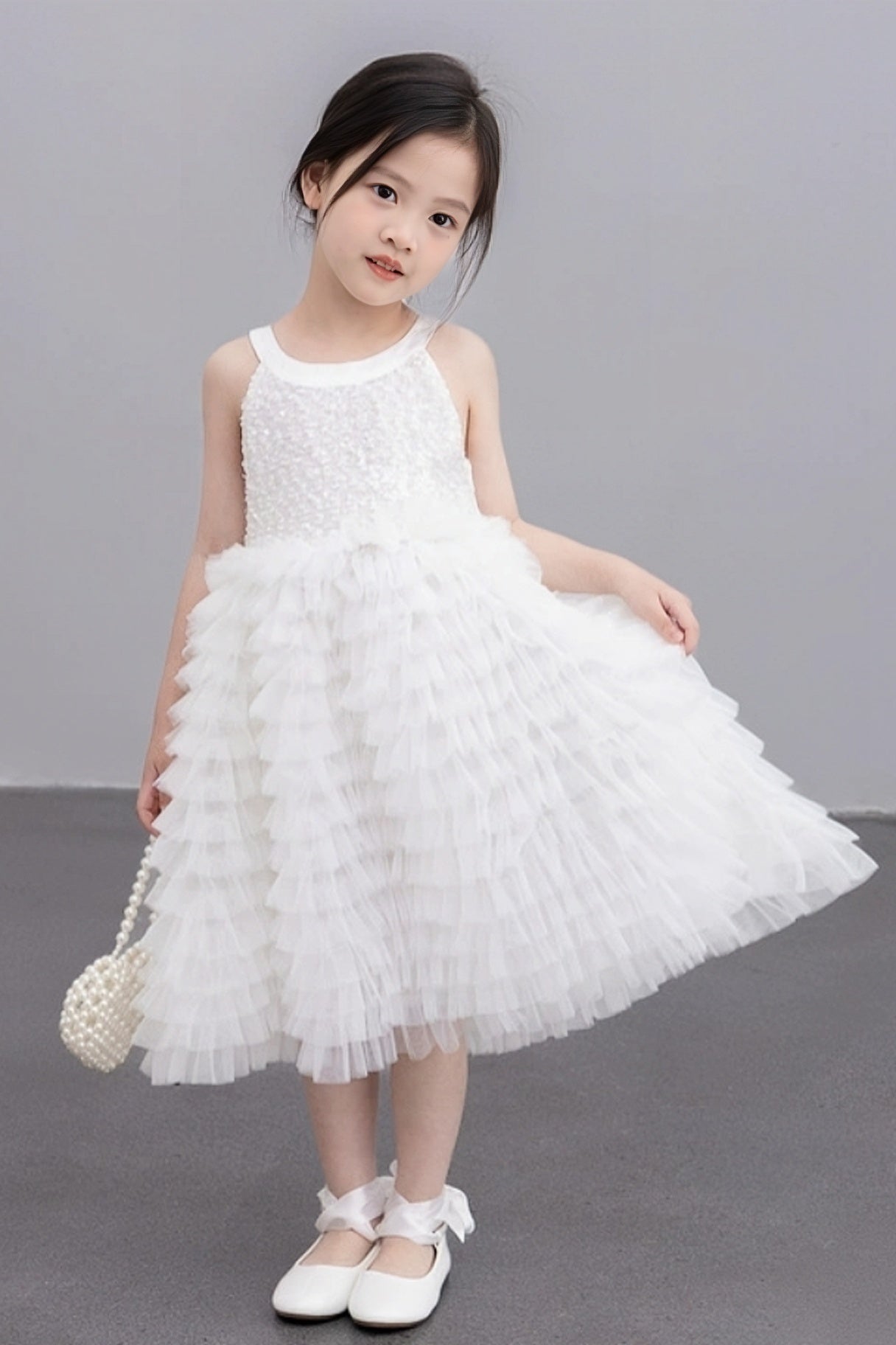 [Preorder] White Swan Layered Dress