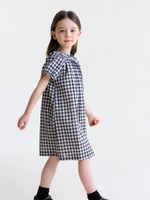 Load image into Gallery viewer, [Preorder] Midnight Gingham Smocked Dress
