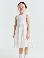 Load image into Gallery viewer, [Preorder] Ribbed Elise Swing Dress - White
