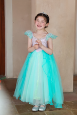 Load image into Gallery viewer, [Preorder] Aqua Mermaid Princess Dress
