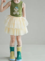 Load image into Gallery viewer, Vanilla Cloud Tulle Skirt

