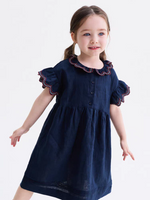 Load image into Gallery viewer, [Preorder] Bloom Scallop Collar Dress
