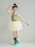 Load image into Gallery viewer, Vanilla Cloud Tulle Skirt
