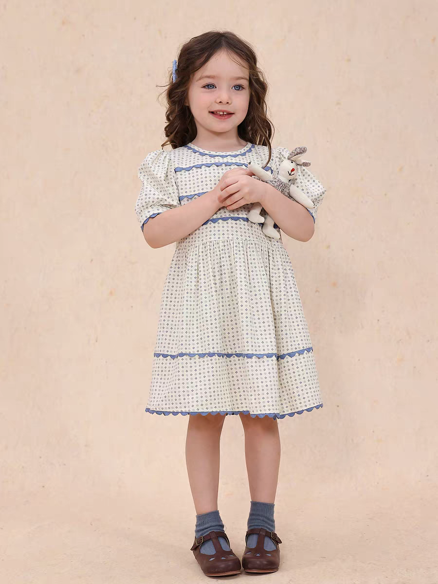 [Preorder] French Linen Floral Dress