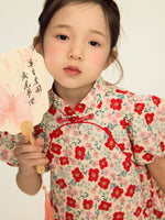 Load image into Gallery viewer, Dynasty Bloom Cheongsam Dress
