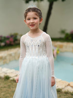 Load image into Gallery viewer, [Preorder] Frosted Elsa Princess Dress - Blue
