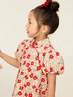 Load image into Gallery viewer, Dynasty Bloom Cheongsam Dress
