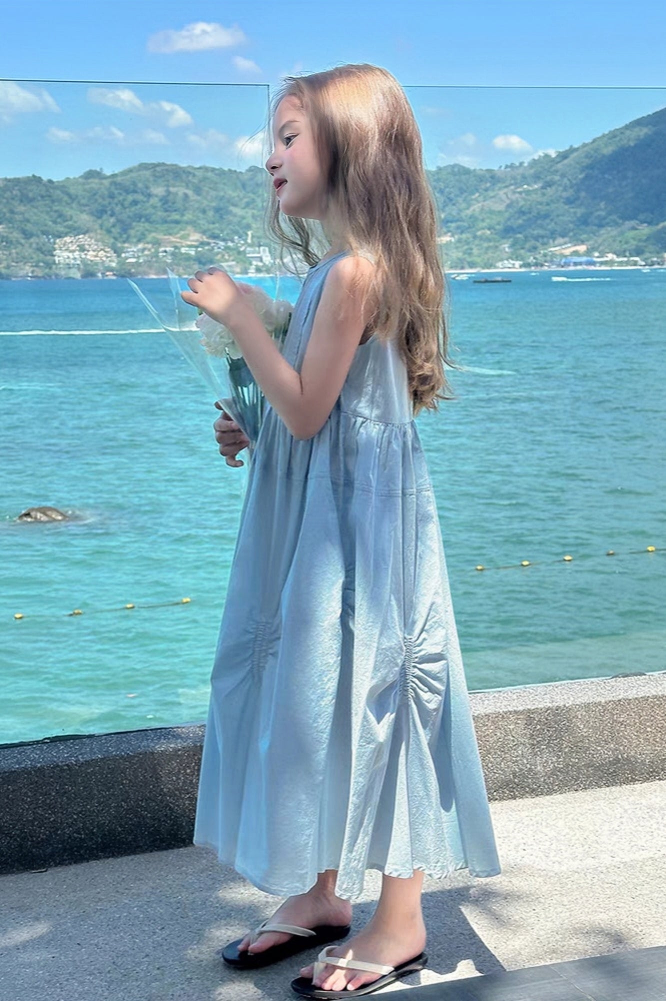[Preorder] Bubble Pleated Vest Dress