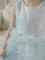 Load image into Gallery viewer, [Preorder] Elodie Ruffle Dress - Blue
