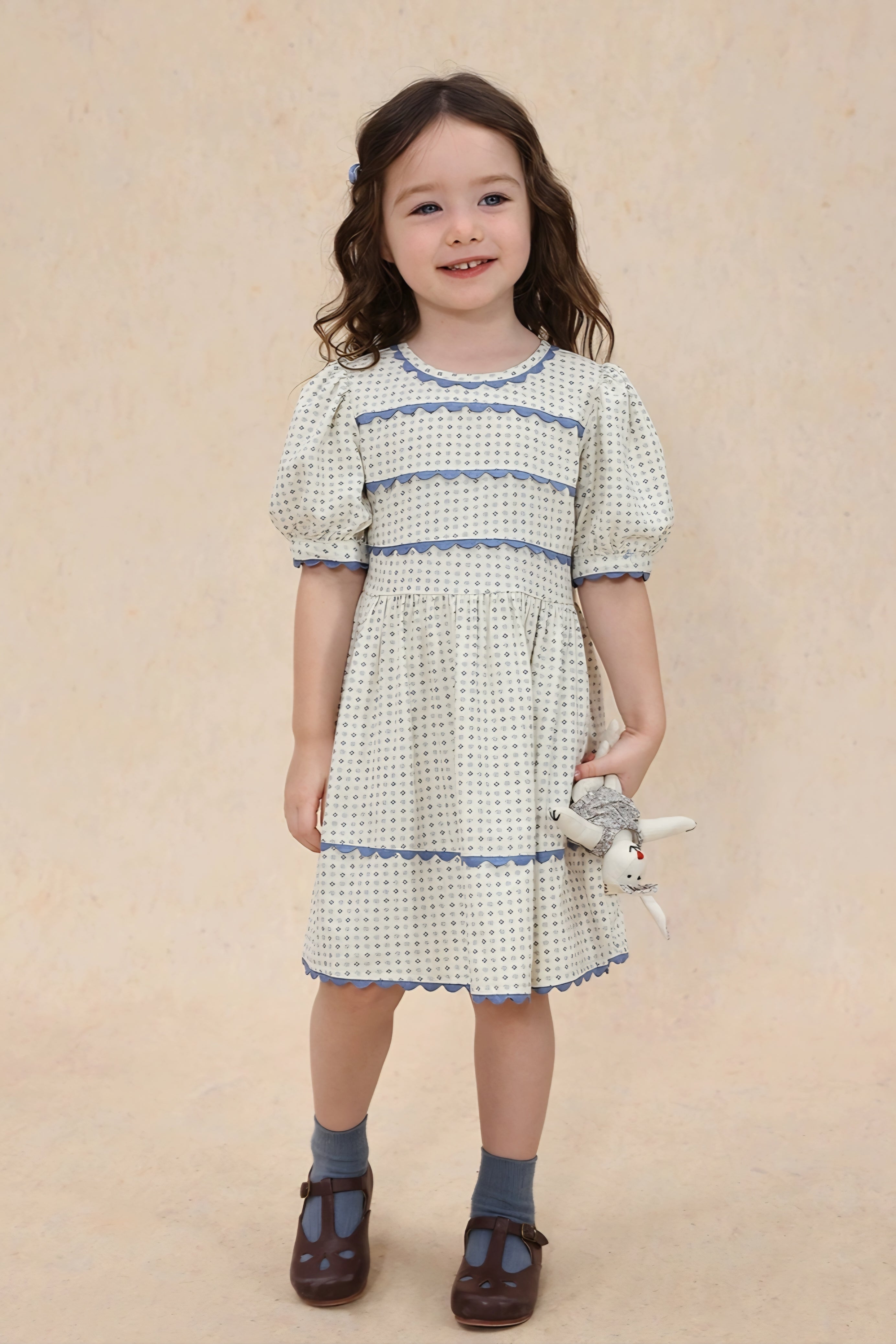 [Preorder] French Linen Floral Dress